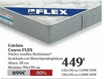 Carrefour Colchón Cuarzo Flex oferta