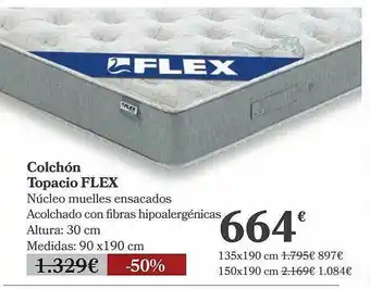 Carrefour Colchón Topacio Flex oferta