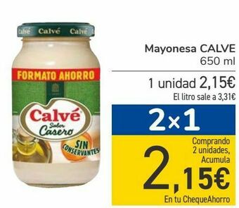 Carrefour Mayonesa calve oferta