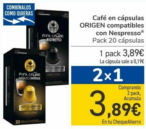 El precio y las condiciones de Carrefour están en el catálogo o el sitio  web que dirigen.