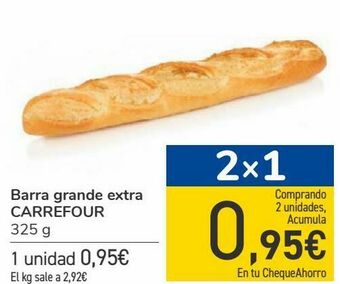 Carrefour Barra grande extra carrefour oferta