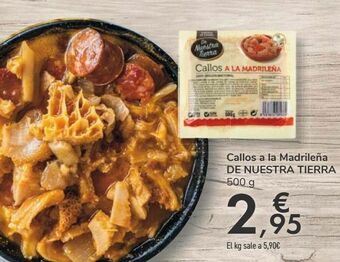 Carrefour Callos a la madrileña de nuestra tierra oferta