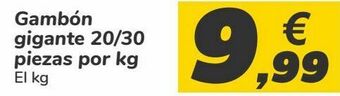 Carrefour Gambón gigante 20/30 piezas oferta