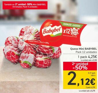 Carrefour Queso mini babybel oferta