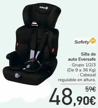 Carrefour Silla de auto eversafe oferta