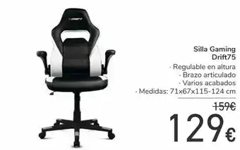 Carrefour Silla gaming drift75 oferta