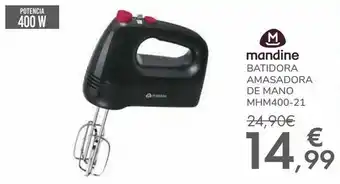 Carrefour Mandine batidora amasadora de mano mhm400-21 oferta