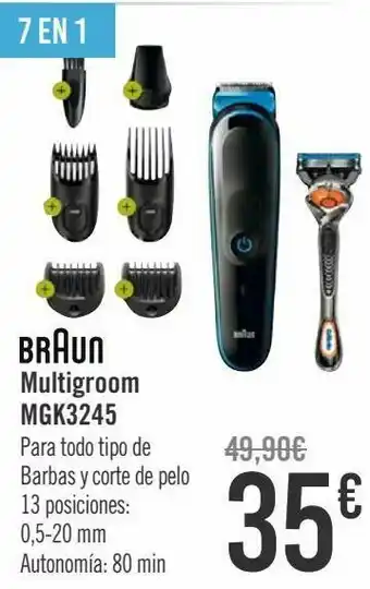 Carrefour Braun multigroom mgk3245 oferta