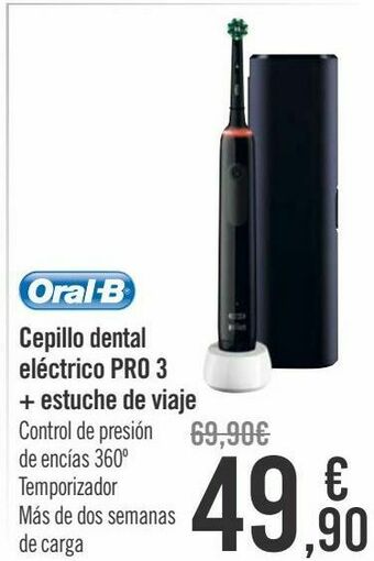 Carrefour Oral-b cepillo dental eléctrico pro 3 + estuche de viaje oferta