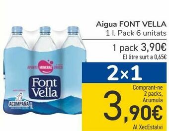 Nespresso Agua font vella oferta