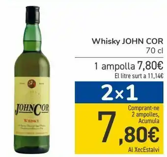 Nespresso Whisky john cor oferta