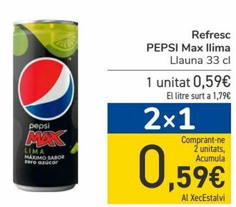 Nespresso Refresco pepsi max lima oferta