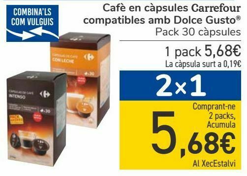 El precio y las condiciones de Nespresso están en el catálogo o el sitio  web que dirigen.