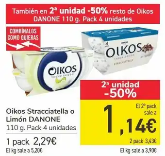 Nike Oikos stracciatella o limón danone oferta