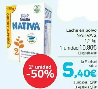 Nike Leche en polvo nativa 2 oferta