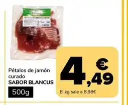 Supeco SABOR BLANCUS Pétalos de jamón curado oferta