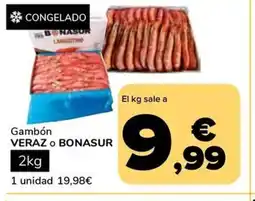 Supeco VERAZ O BONASUR Gambón oferta