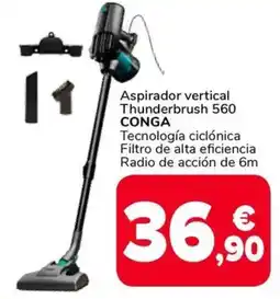 Supeco CONGA Aspirador vertical Thunderbrush 560 oferta