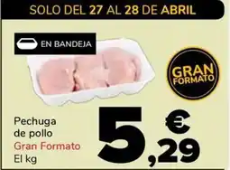 Supeco Pechuga de pollo oferta