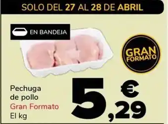 Supeco Pechuga de pollo oferta