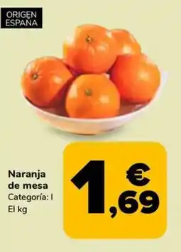 Supeco Naranja de mesa oferta