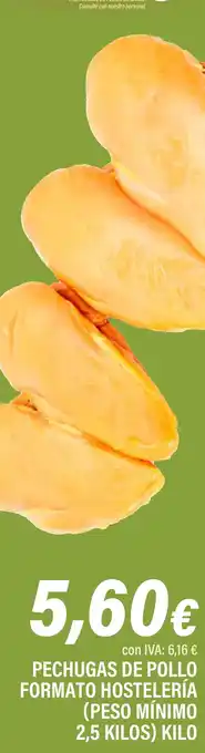 Cash Ifa Pechugas de pollo formato hostelería oferta