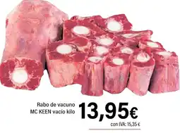 Cash Ifa Rabo de vacuno mc keen vacío oferta