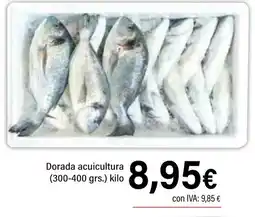 Cash Ifa Dorada acuicultura oferta