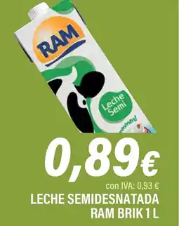 Cash Ifa RAM Leche semidesnatada oferta