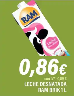 Cash Ifa RAM Leche desnatada oferta