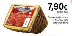 Cash Ifa IFA ELIGES Queso mezcla curado cuña sin gluten oferta