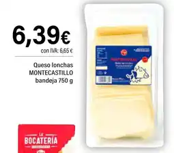 Cash Ifa MONTECASTILLO Queso lonchas bandeja oferta