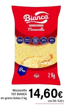 Cash Ifa BIANCA Mozzarella TGT en grano oferta