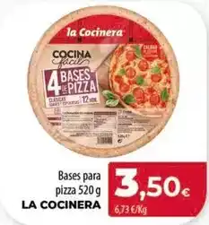Spar Tenerife La cocinera - bases para pizza oferta