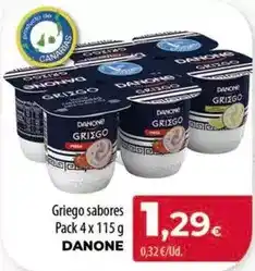 Spar Tenerife Danone - griego sabores oferta