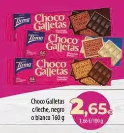 Spar Tenerife Tirma - choco galletas c/leche, negro o blanco oferta