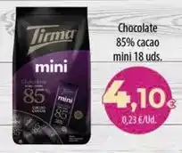 Spar Tenerife Tirma - chocolate 85% cacao mini oferta