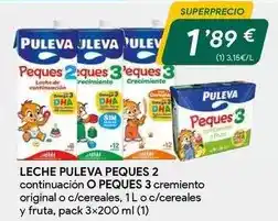 Masymas Puleva - leche peques 2 continuacion o peques 3 cremiento original o c/cereales oferta