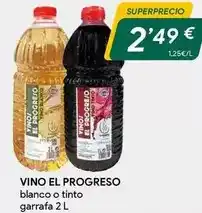 Masymas El progreso - vino blanco o tinto oferta
