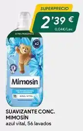 Masymas El corte inglés - suavizante conc. mimosín oferta