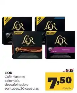Alimerka L'or - cafe ristretto, colombia, descafeinado o sontuoso oferta