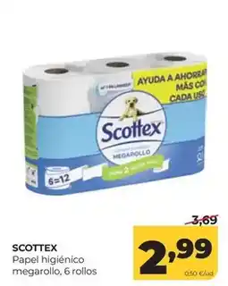 Alimerka Scottex - papel higienico megarollo oferta