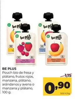 Alimerka Plus - pouch bio de fresa y platano oferta
