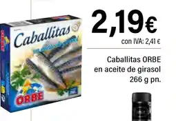 Cash Ifa ORBE Caballitas en aceite de girasol oferta