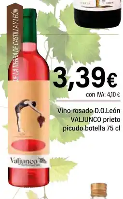 Cash Ifa VALJUNCO Vino rosado D.O.León prieto picudo oferta