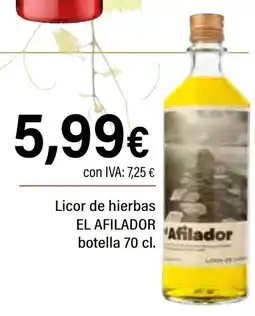 Cash Ifa EL AFILADOR Licor de hierbas oferta