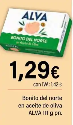 Cash Ifa ALVA Bonito del norte en aceite de oliva oferta