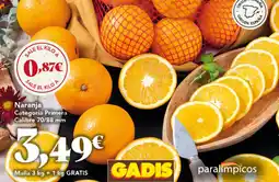 Gadis Naranja oferta