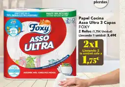 Gadis FOXY Papel Cocina Asso Ultra 3 Capas oferta