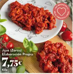 Gadis Jijas (Zorza) Elaboración Propia oferta